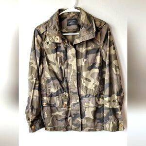 Love Tree Camouflage Jacket Womens Medium Utility Military